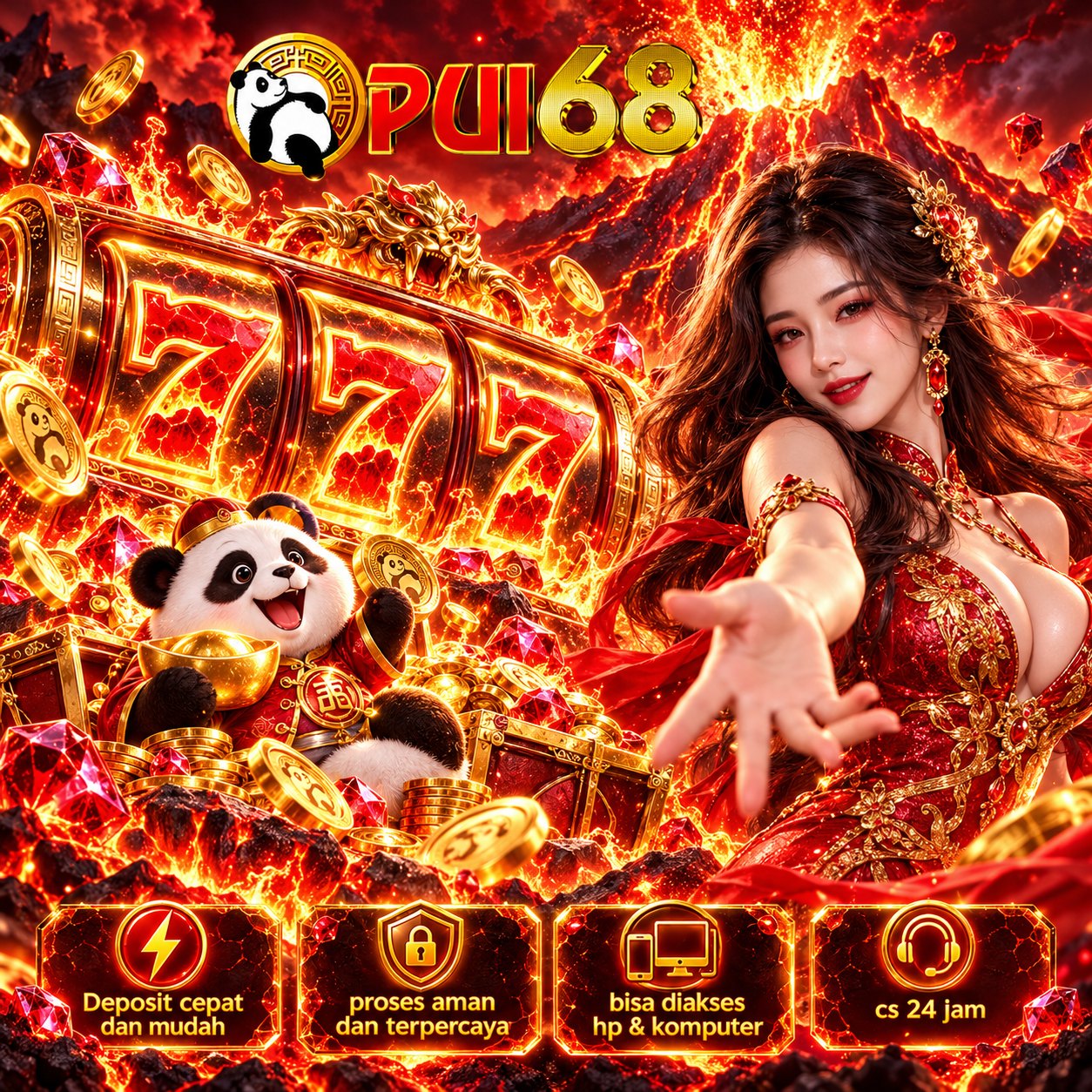 Ilustrasi koleksi game PUI68